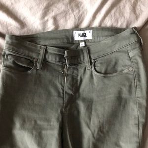 Moss colored Paige Hoxton Ankle